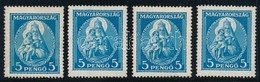 (*) 1932 Nagy Madonna 4 Db 5P - Sonstige & Ohne Zuordnung