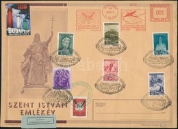 1939 Szent István Emlékév Boríték Alkalmi Bélyegzésekkel, Levélzárókkal - Other & Unclassified