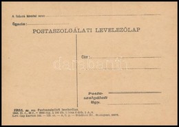 1942 Használatlan Postaszolgálati Levelez?lap - Andere & Zonder Classificatie