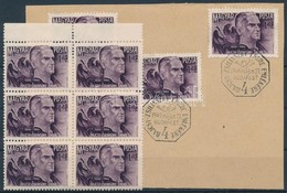 ** 1945 Bajcsy-Zsilinszky Emléklap + Hatostömb - Altri & Non Classificati