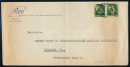 1945 (2. Díjszabás) Helyi Levél Kisegít? 2 X 1P/1P Bérmentesítéssel - Other & Unclassified