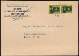 1945 (5. Díjszabás) Helyi Levél Kisegít? 2 X 40P/8f Bérmentesítéssel - Andere & Zonder Classificatie