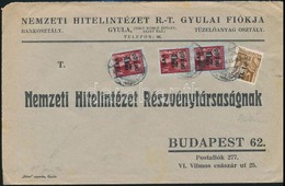 1946 (6. Díjszabás) Távolsági Levél Kisegít? 3 X 20P/30f + Bet?s TI. I./10f Bérmentesítéssel, 60P-vel Túlbérmentesítve - Altri & Non Classificati