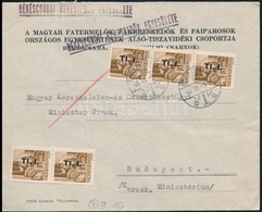 1946 (7. Díjszabás) Távolsági Levél Bet?s 5 X TI. I./10f Bérmentesítéssel - Altri & Non Classificati