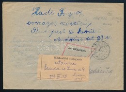 1946 (10. Díjszabás) Távolsági Levél 60eP Készpénz Bérmentesítéssel, A Díjszabás Els? Napján Feladva, Kézbesítési El?jeg - Other & Unclassified