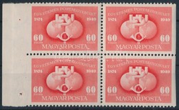 ** 1949 UPU 'C' 60f Négyestömb - Andere & Zonder Classificatie