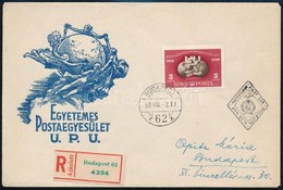 1950 UPU Bélyeg Ajánlott FDC-n (8.000) - Sonstige & Ohne Zuordnung