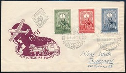 1951 80 éves A Bélyeg Sor FDC-n (4.500) - Other & Unclassified