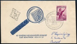 1952 MABÉOSZ FDC (8.500) - Other & Unclassified