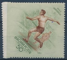 ** 1953 Népstadion 50f 7 Mm-es Elfogazással / Mi 1323 With Strongly Shifted Perforation - Sonstige & Ohne Zuordnung