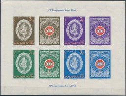 ** 1960 FIP (III.) Vágott Blokk (18.000) / Mi Block 31 Imperforate - Altri & Non Classificati