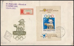 1960 Római Olimpia Blokk Ajánlott FDC (6.000) - Autres & Non Classés