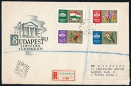 1961 Ezüst Sor FDC Londonba - Sonstige & Ohne Zuordnung