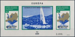 ** 1974 Európai Biztonsági Együttm?ködési Konferencia (II.) - Genf Vágott Blokk (22.000) / Mi Bl 103 Imperforate Block - Sonstige & Ohne Zuordnung