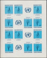 ** 1979 Emberi Jogok Egyetemes Nyilatkozata (I.) Vágott Teljes ív (12.000) / Mi 3334 Imperforate Sheet - Autres & Non Classés