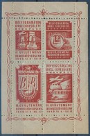 ** 1949/1c Bélyegbarátok II. Gy?jteménybemutatója Emlékkisív (3.000) - Andere & Zonder Classificatie