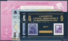 ** 1977 25 éves A MABÉOSZ Vágott Emlékívpár, 1998/14 Portugal '98 Emlékívpár, 2000 Halálbüntetés Emlékívpár (19.600) - Andere & Zonder Classificatie