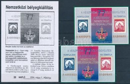 ** 2004 Hunfila Nemzetközi Bélyegkiállítás Emlékívpár - Autres & Non Classés