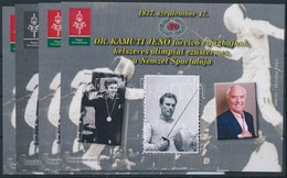 ** 2017 Dr. Kamuti Jen? 80 - A Nemzet Sportolója 4 Db-os Emlékív Garnitúra - Autres & Non Classés