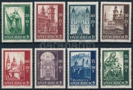 ** 1948 Salzburgi Székesegyház Sor Mi 885-892 - Andere & Zonder Classificatie