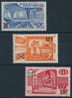 ** 1953 Csomagbélyeg Felülnyomott Sor Mi 38-40 - Other & Unclassified