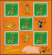 ** 2003 Üdvözl?bélyeg, Rajzfilmfigura: Marsupilami Kisív Mi 3708 - Autres & Non Classés