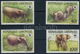 ** 1988 WWF Erdei Elefánt Sor Mi 1009-1012 - Andere & Zonder Classificatie