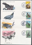 1978 WWF Madarak Sor Mi 374-377 4 FDC - Other & Unclassified