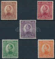 * 1923 Forgalmi Sor Mi 169-173 (Mi 169 Rozsdás / Stain, Mi 171 Foghiba / Perf. Faults) - Andere & Zonder Classificatie