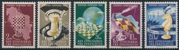 ** 1950 Sakkolimpia, Dubrovnik Sor Mi 616-620 - Autres & Non Classés