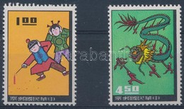 ** 1965 Sárkány Sor Mi 589-590 - Altri & Non Classificati