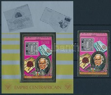 ** 1978 Rowland Hill Mi 598 A + Blokk Mi 46 A - Other & Unclassified