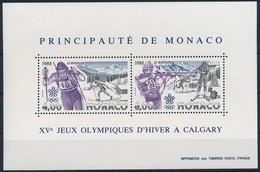 ** 1988 Téli Olimpia Blokk Mi 38 - Autres & Non Classés