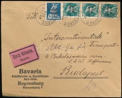 1921 Expressz Levél Budapestre / Express Cover To Hungary - Other & Unclassified
