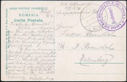 1917 Tábori Posta Képeslap Romániából / Field Postcard From Romania - Altri & Non Classificati