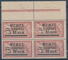 ** 1922 Forgalmi Szelvényes Négyestömb Mi 69 - Other & Unclassified