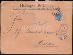 1921 Portós Levél / Postage Due Cover - Andere & Zonder Classificatie