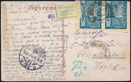 1922 Képeslap Budapestre / Postcard To Hungary - Autres & Non Classés