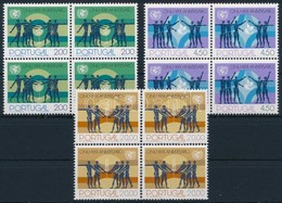 ** 1975 30 éves Az ENSZ Sor 4-es Tömbökben Mi 1288-1290 - Altri & Non Classificati