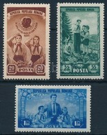 ** 1952 Úttör?k Sor Mi 1396-1398 - Sonstige & Ohne Zuordnung