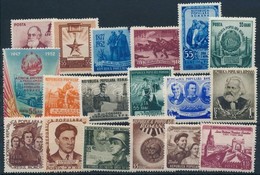 ** 1952-1953 3 Klf Sor + 11 Klf önálló érték - Autres & Non Classés