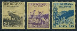 ** 1954 Az Erd? Hónapja Sor Mi 1464-1466 - Autres & Non Classés