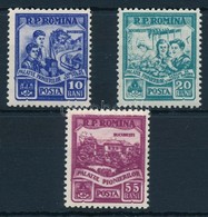 ** 1955 Bukaresti úttör?palota Sor Mi 1525-1527 - Autres & Non Classés