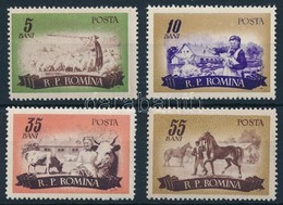 ** 1955 Állattenyésztés Sor Mi 1551-1554 - Andere & Zonder Classificatie