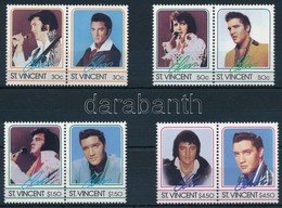 ** 1985 Elvis Presley Sor Párokban Mi 862-869 - Sonstige & Ohne Zuordnung