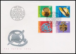 1995 Pro Patria Sor Mi 1548-1551 FDC-n - Sonstige & Ohne Zuordnung