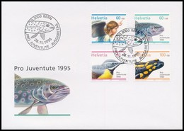 1995 Pro Juventute Sor Mi 1567-1570 FDC-n - Other & Unclassified