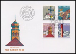 1996 Pro Patria Sor Mi 1577-1580 FDC-n - Sonstige & Ohne Zuordnung