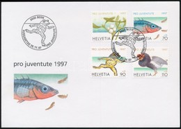 1997 Pro Juventute Sor Mi 1629 - 1632 FDC-n - Sonstige & Ohne Zuordnung