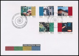 1998 Pro Patria Sor Mi 1649-1653 FDC-n - Sonstige & Ohne Zuordnung